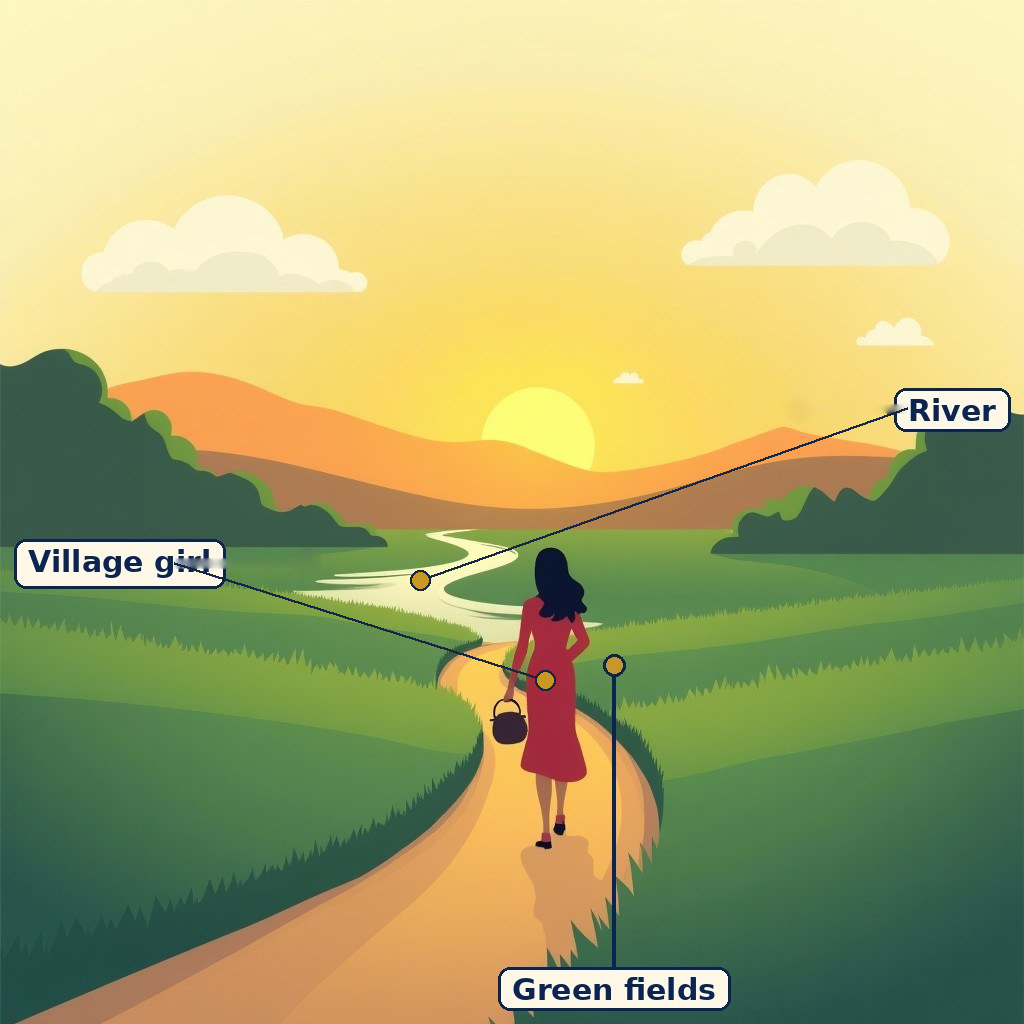 Village Song labelled diagram