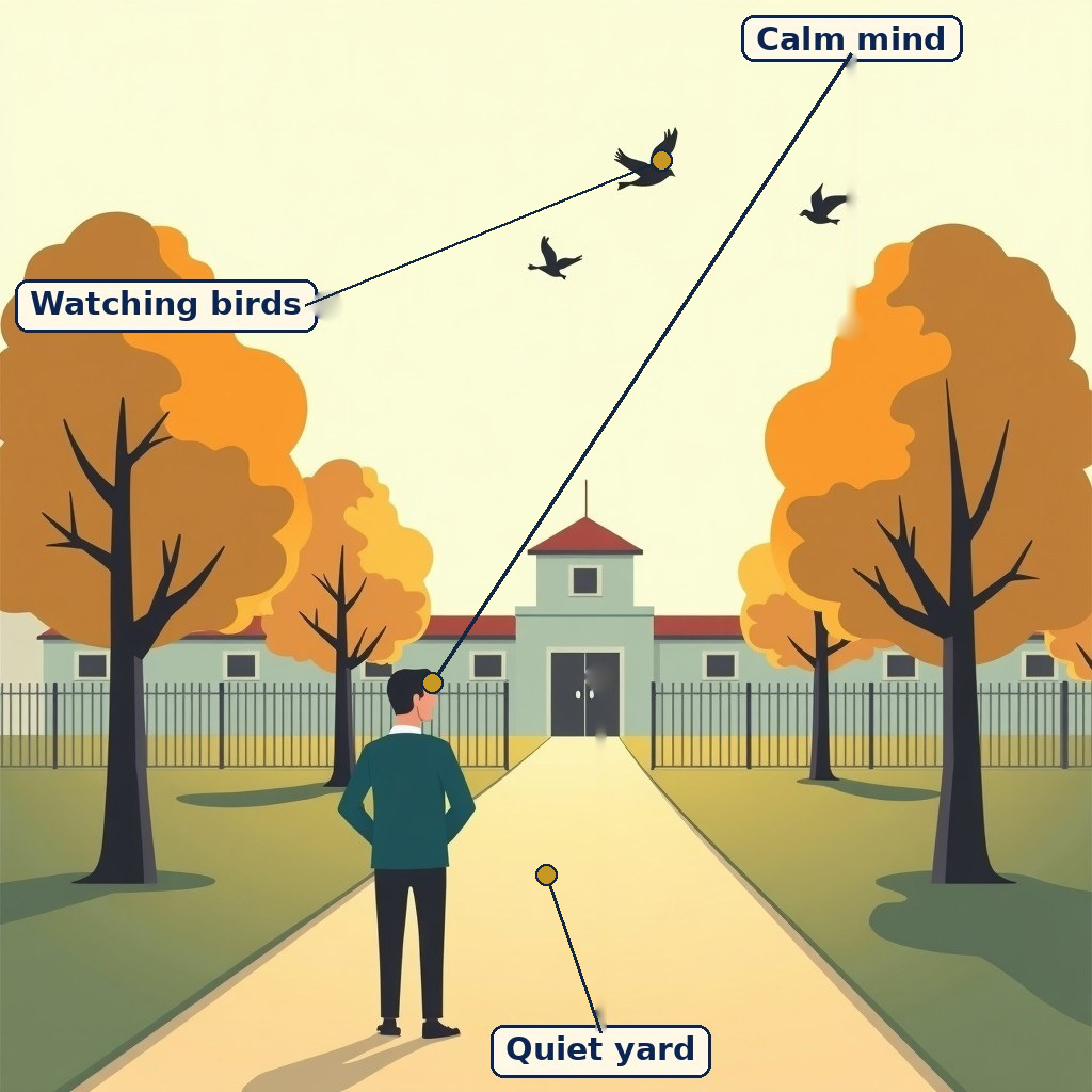 Animals in Prison labelled diagram