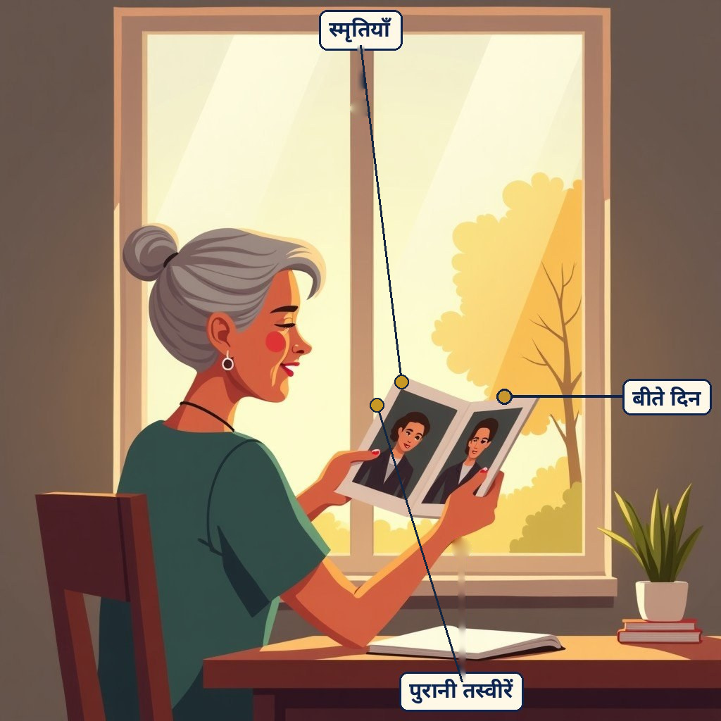 भोगे हुए दिन के लिए लेबल वाला चित्र