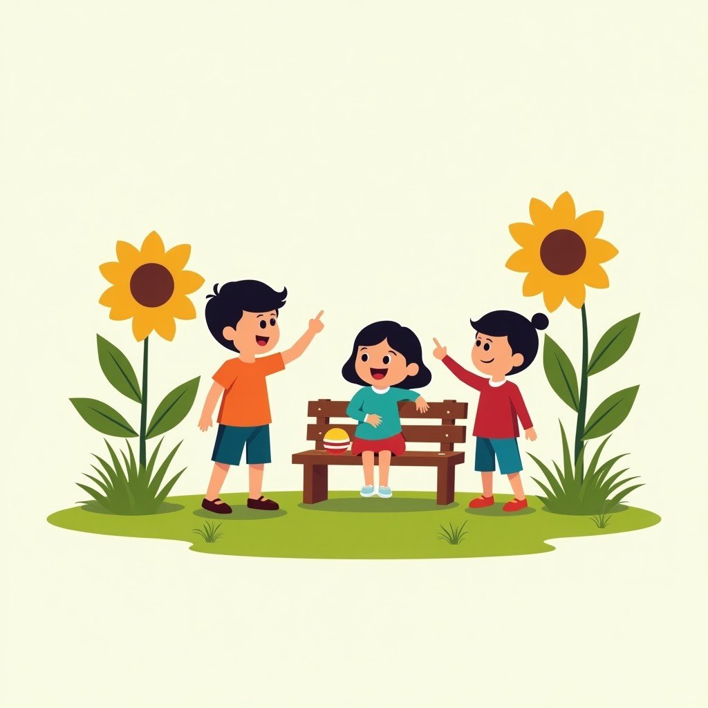 Illustration for एषः कः? एषा का? एतत् किम्?