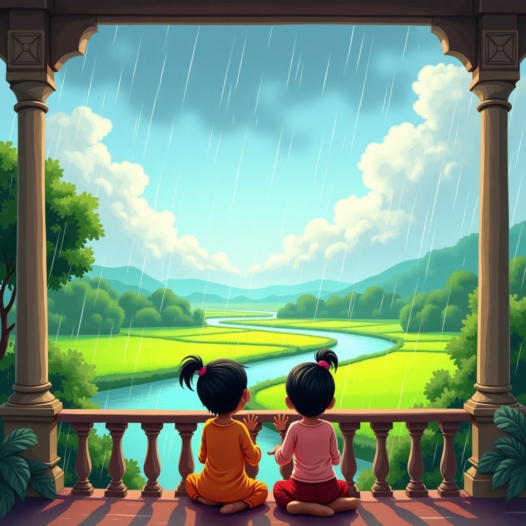 Illustration for जल की विविध अवस्थाओं की यात्रा