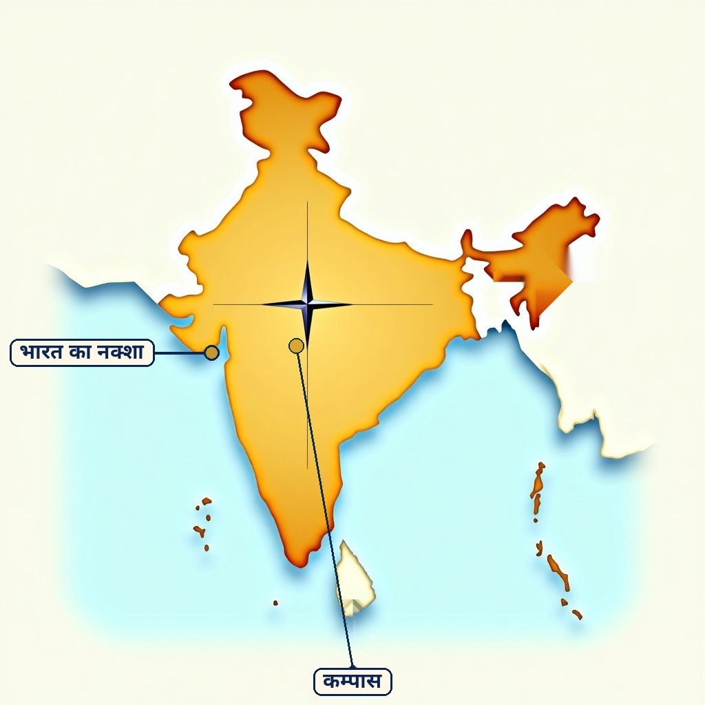 स्थिति एवं विस्तार के लिए लेबल वाला चित्र
