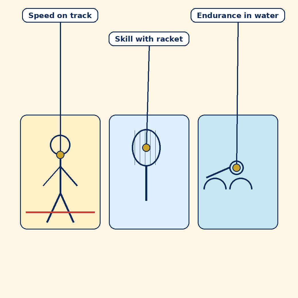 Labelled schematic for Chapter 4: Individual Games