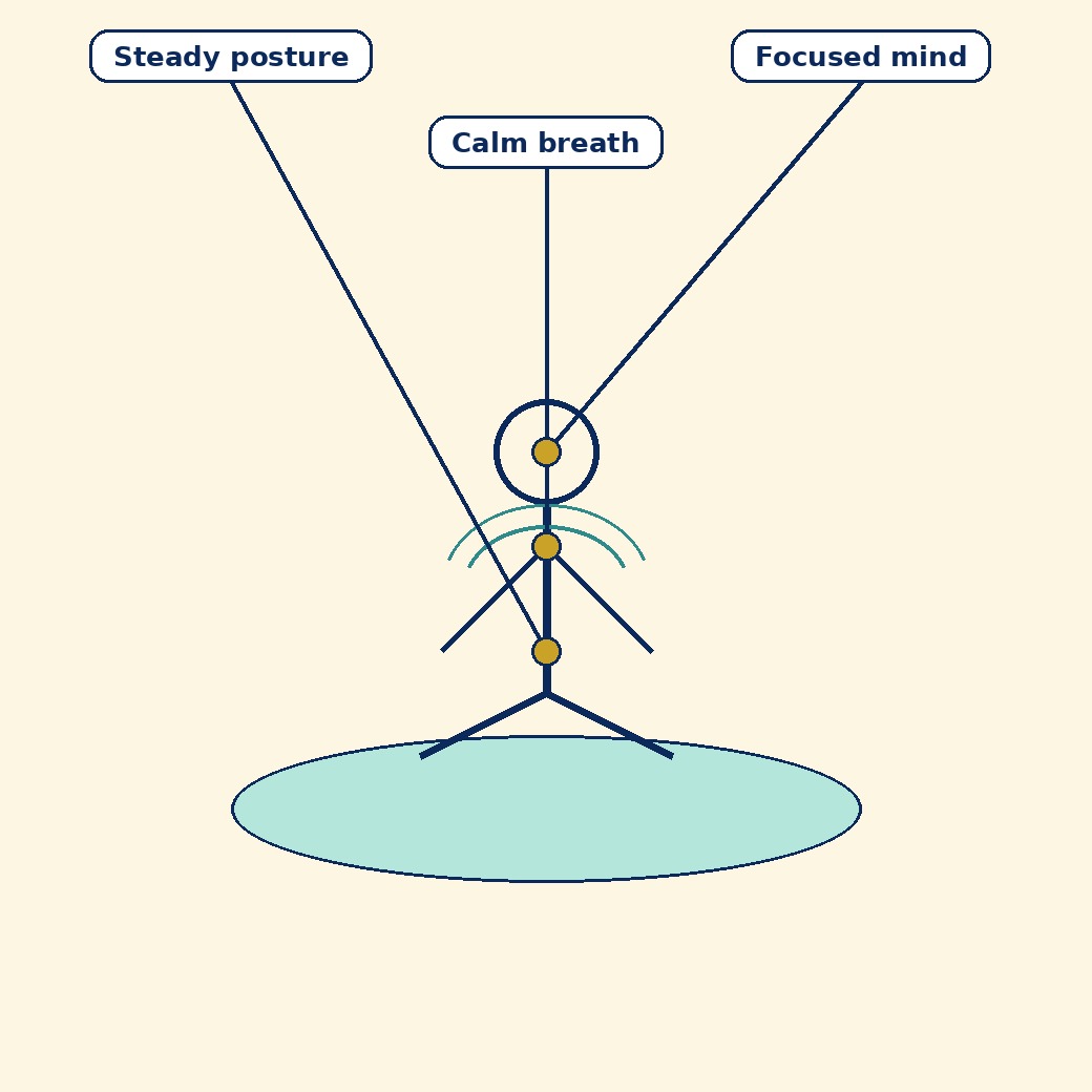 Labelled schematic for Chapter 6: Yoga and its Relevance in the Modern Times