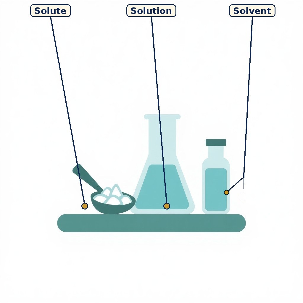 Labelled diagram for Chapter 1: Solutions