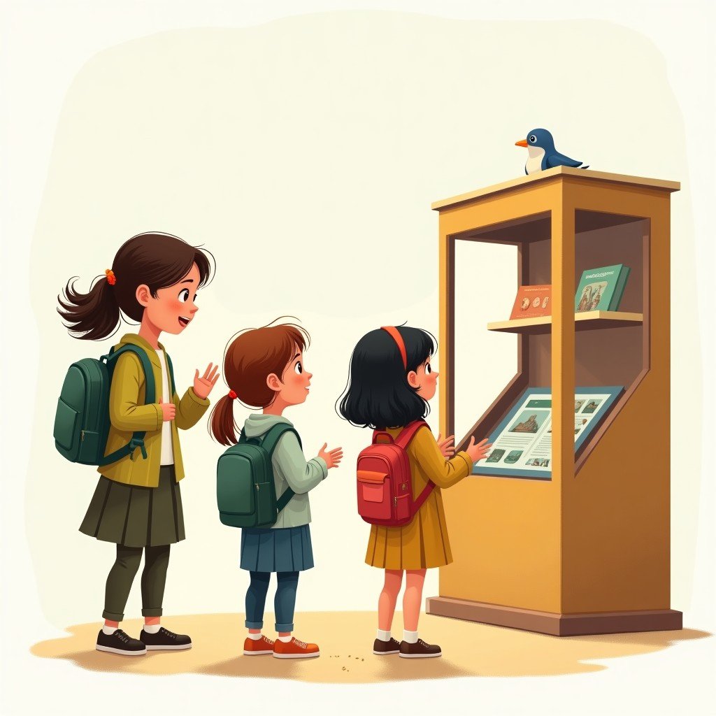 Illustration for School Museum