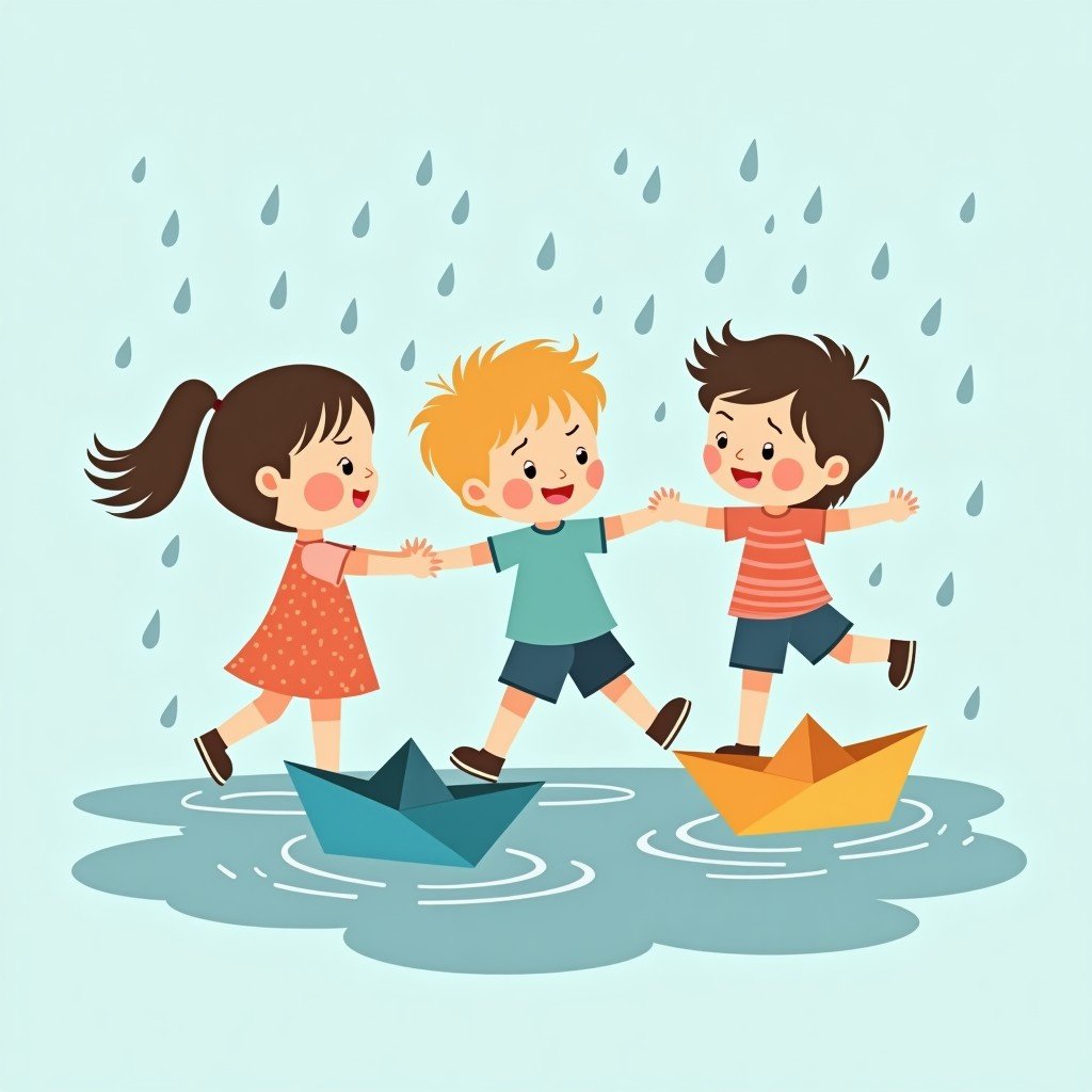 Illustration for वर्षा बहार