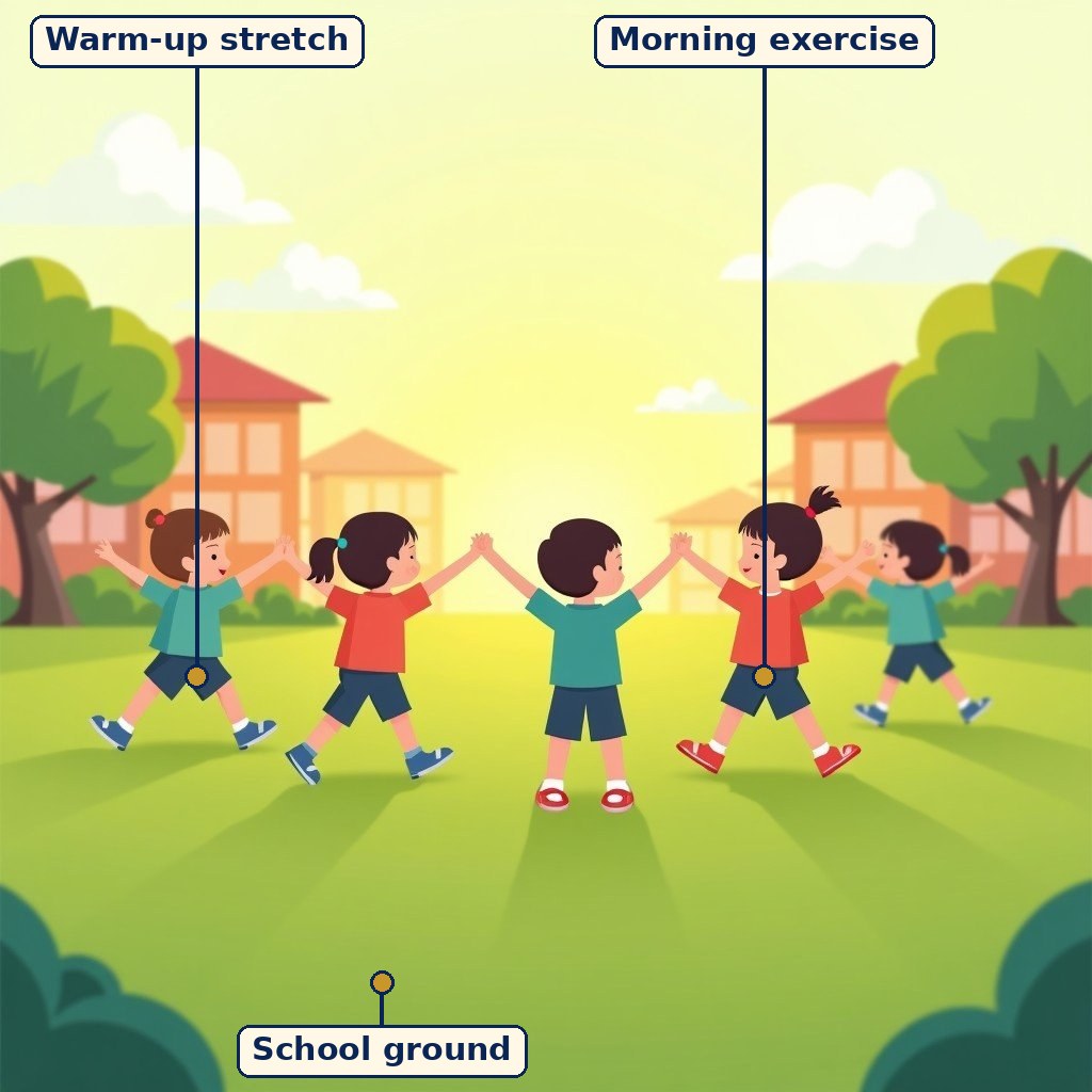 Labelled diagram for Foundations of Physical Education and Well-being