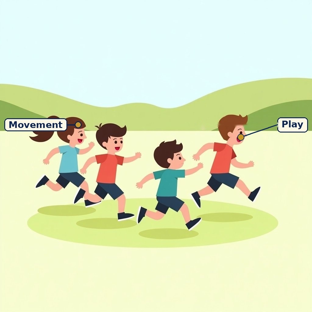 Labelled diagram for Physical Education and Well-being